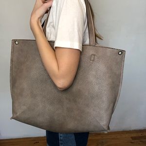 Free people taupe large purse